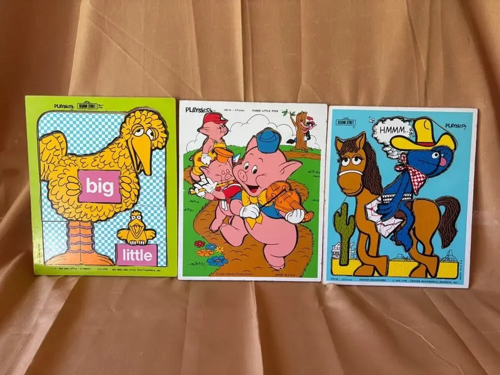 Vintage Puzzles - Muppets / Playskool